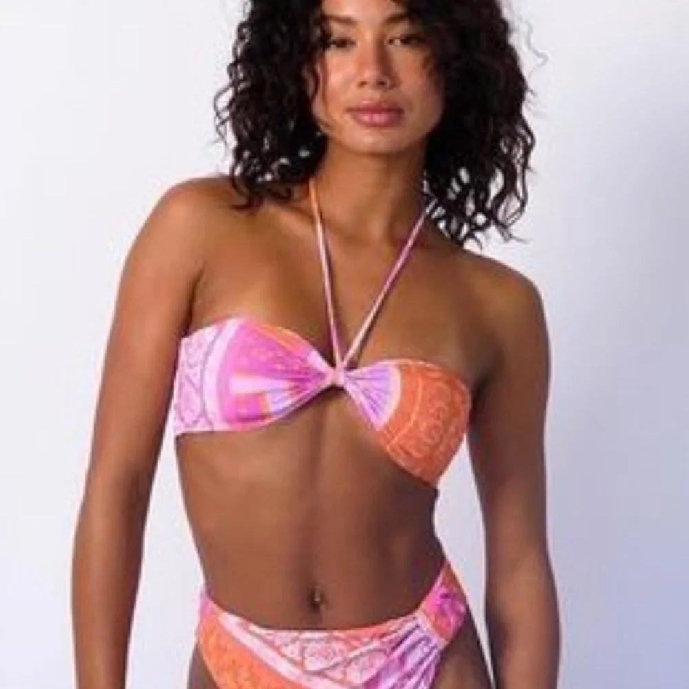 Skatie Montana print/Paisley 3 piece Bikini Set - Picture 4 of 4